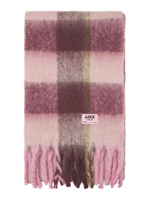 Obrázek produktu JJXX Šála 'JXLESLIE' olivová / švestková / cyclam