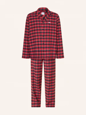 Obrázek produktu Jockey Pyžamo Everyday Z Flanelu červená / tmavě zelená / bílá