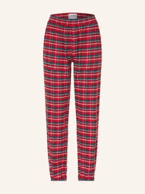 Obrázek produktu Jockey Spací Kalhoty Pure Cotton Z Flanelu červená / tmavě modrá / bílá