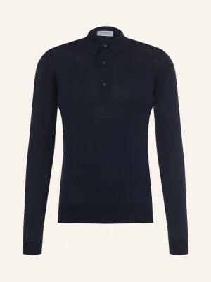 Obrázek produktu John Smedley Pletená Polokošile Bradwell tmavě modrá