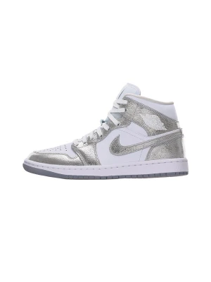 Obrázek produktu Jordan Kotníkové tenisky 'Air Jordan 1' stříbrná / bílá
