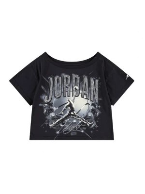 Obrázek produktu Jordan Tričko 'REBEL ROSE' šedá / černá / stříbrná / bílá