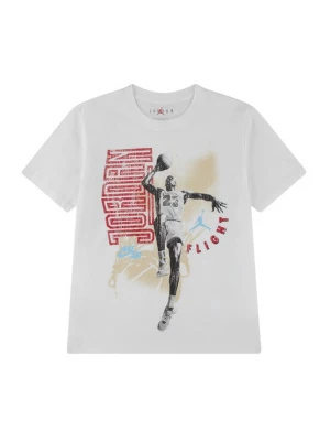 Obrázek produktu Jordan Tričko 'RETRO HANGTIME' béžová / světle béžová / červená / černá