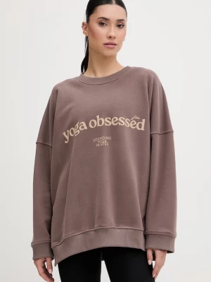 Obrázek produktu JOYINME oversize mikina dámská bavlněná s elastanem Kind hnědá