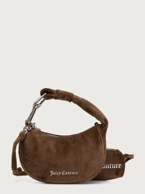 Obrázek produktu Juicy Couture hobo kabelka dámská velurová Blossom hnědá