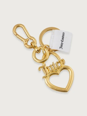 Obrázek produktu Juicy Couture klíčenka dámská kovová JUICY HEART zlatá