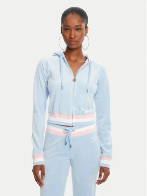 Obrázek produktu Juicy Couture Mikina Velour Crop JCWAS225351 Světle modrá Regular Fit