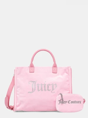 Obrázek produktu Juicy Couture nákupní taška dámská velurová Iris Velvet růžová