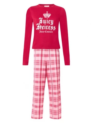Obrázek produktu Juicy Couture Pyžamo 'HEIRESS' růže / jasně červená / bílá