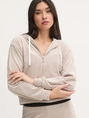 Obrázek produktu Juicy Couture Pyžamová mikina Juicy Couture LIV RIB VELOUR HOODIE béžová