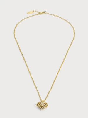 Obrázek produktu Juicy Couture Řetízek 'Crystal Heart Pendant' zlatá / průhledná