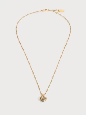 Obrázek produktu Juicy Couture Řetízek 'Crystal Heart Small Pendant' zlatá / průhledná