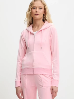 Obrázek produktu Juicy Couture rozepínací mikina kapucí dámská bavlněná ROBERTSON CLASS růžová