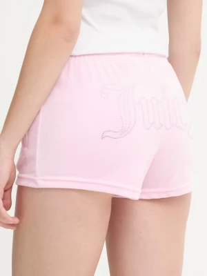 Obrázek produktu Juicy Couture šortky dámské velurové TAMIA SHORTS růžová