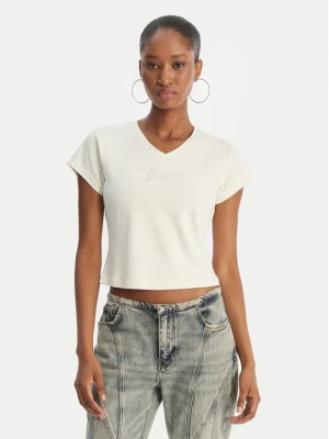 Obrázek produktu Juicy Couture T-Shirt Capped JCWCT126318 Écru Slim Fit Krémová