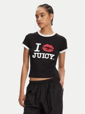 Obrázek produktu Juicy Couture T-Shirt I Kiss JCWCT125318 Černá Slim Fit