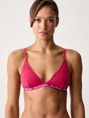Obrázek produktu Juicy Couture trojúhelníková podprsenka bavlněná s elastanem FEMME BEV SCALLOPED EDGE červená