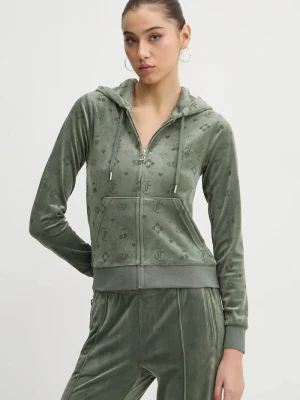Obrázek produktu Juicy Couture Velurová mikina Juicy Couture zelená