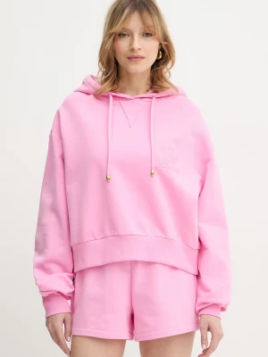 Obrázek produktu Just Cavalli Bavlněná mikina růžová