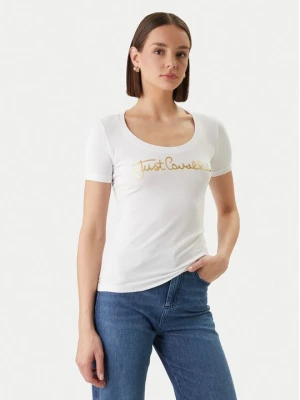 Obrázek produktu Just Cavalli T-Shirt 80PAHT02 CJ502 Bílá Slim Fit