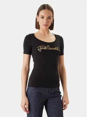 Obrázek produktu Just Cavalli T-Shirt 80PAHT02 CJ502 Černá Slim Fit