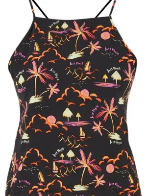 Obrázek produktu Just Rhyse Top 'Waikiki' žlutá / orchidej / oranžová / černá