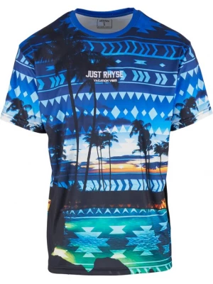 Obrázek produktu Just Rhyse Tričko 'Palm Coast' modrá / černá