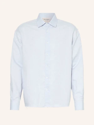 Obrázek produktu Jw Anderson Košile Raw Edge Comfort Fit Z Lnu tmavě modrá