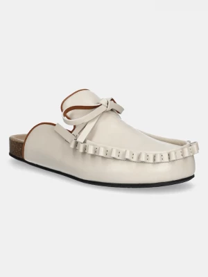 Obrázek produktu JW Anderson Kožené pantofle JW Anderson béžová