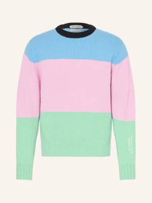 Obrázek produktu Jw Anderson Svetr Stripe Z Merino Vlny tmavě modrá / růžová / mátová