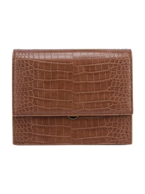 Obrázek produktu JW PEI Kabelka 'JW PEI Sac Bandoulière Mini Flap Brown Croc' hnědá