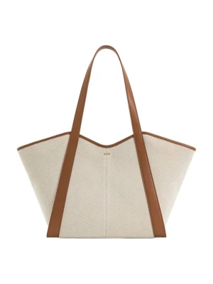 Obrázek produktu JW PEI Nákupní taška 'JW PEI Cabas / Shopping Kiana Brown Canvas' hnědá
