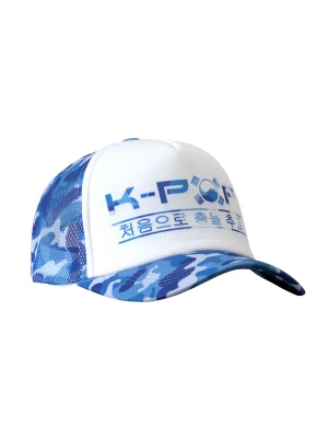 Obrázek produktu K-pop Čepice 'Blue camo cap' modrá