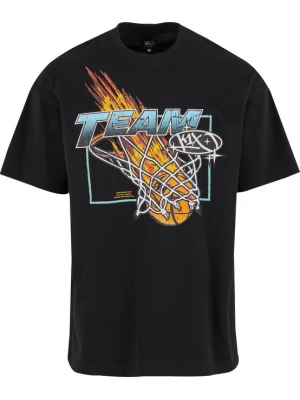Obrázek produktu K1X Tričko 'Basketball Comet' světlemodrá / jasně oranžová / černá / bílá