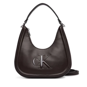 Obrázek produktu Kabelka Calvin Klein Bold Ck Small Crescent Bag LV04F3561G Tmavě hnědá