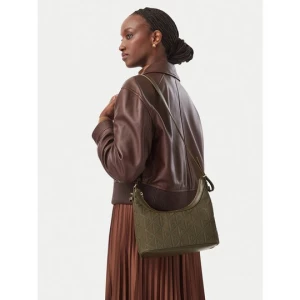 Obrázek produktu Kabelka Calvin Klein Emblem Aop Sueded Shoulder Bag LV04F3880G Tmavě zelená