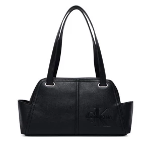 Obrázek produktu Kabelka Calvin Klein Pockets Monologo Shoulder Bag LV04F3688G Černá