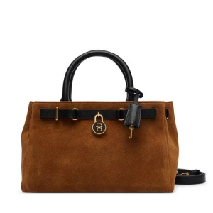 Obrázek produktu Kabelka Tommy Hilfiger American Icon Mini Tote Suede Le AW0AW18202 Světle hnědá