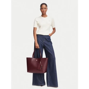 Obrázek produktu Kabelka Tommy Hilfiger Th Icon Tote Mono AW0AW19004 Bordó