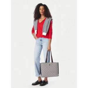 Obrázek produktu Kabelka Tommy Hilfiger Th Jacquard Tote AW0AW19009 Modrá