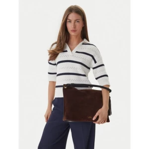 Obrázek produktu Kabelka Tommy Hilfiger Th Statement Leather Bag Suede AW0AW18402 Hnědá