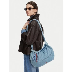 Obrázek produktu Kabelka Tommy Hilfiger Tjw Icon Charms Denim Hobo AW0AW19259 Modrá