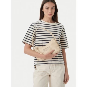 Obrázek produktu Kabelka Tommy Jeans Metal Logo Shoulder Bag AW0AW18468 Krémová