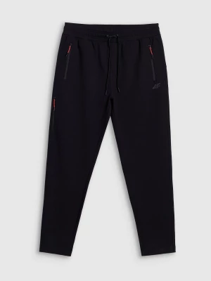 Obrázek produktu Teplákové kalhoty joggery pánské - černé 4F