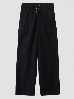 Obrázek produktu Kalhoty Baggy se vzhledem lnu a se střihem Relaxed Fit s.Oliver černá