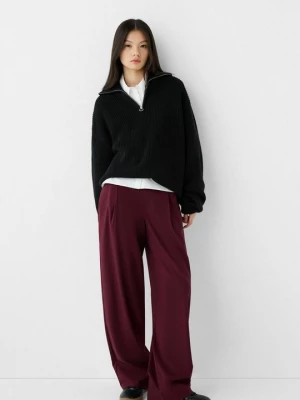 Obrázek produktu Kalhoty Bershka bordó