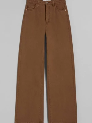Obrázek produktu Kalhoty Bershka hnědá