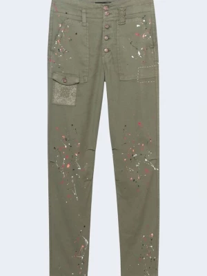 Obrázek produktu Kalhoty Desigual olivová