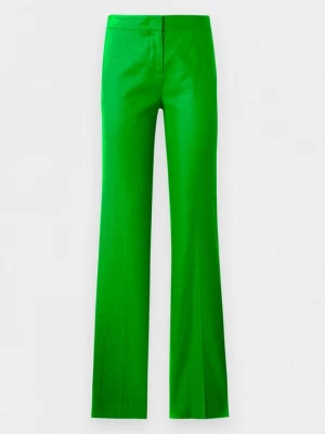 Obrázek produktu Kalhoty Diane Von Furstenberg tmavě zelená