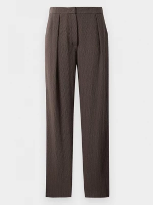 Obrázek produktu Kalhoty Emporio Armani melírovaná antracitová